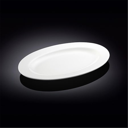 Wilmax 992025 12 in. Oval Platter, White, 24PK WL-992025 / A